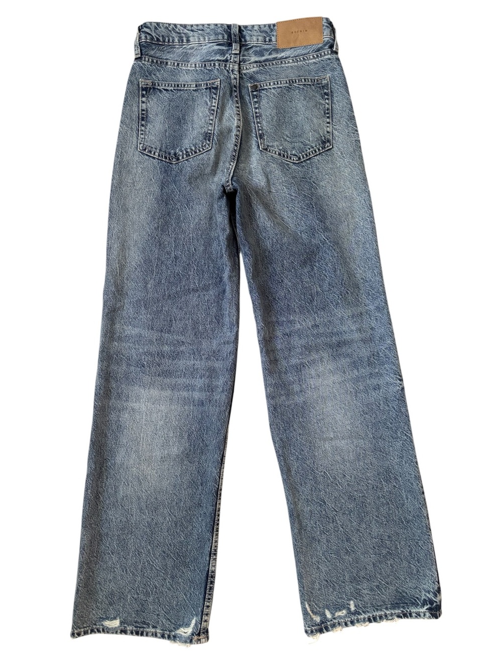 &DENIM H&M Baggy Wide-Leg Loose Fit Mid Waist Jeans - Picture 5 of 10